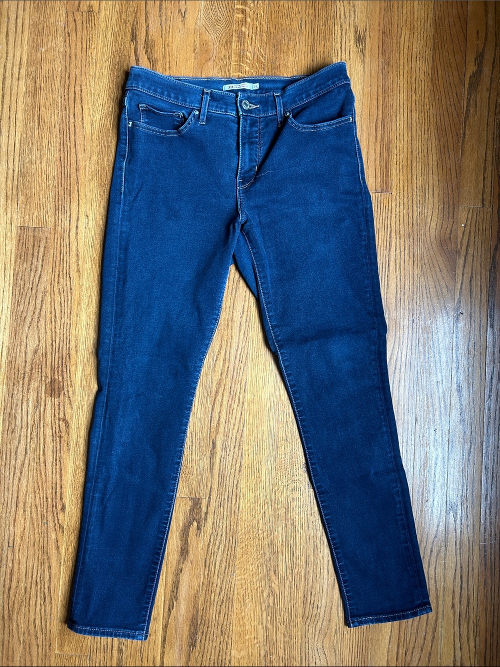 Levi's Indigo Skinny Jeans in Deep Blue